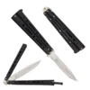 10" Black Heavy Duty Butterfly Knife -Direct Knife Sales 10 Black Heavy Duty Butterfly Knife.600