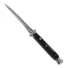 12.5" Black Switchblade Stiletto Automatic Knife Satin Bayo -Direct Knife Sales 12.5 Black Switchblade Stiletto Automatic Knife Satin Bayo.600