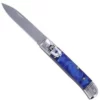 8 Inch Leverlock Automatic Knife Classic Switchblade Blue Pearl -Direct Knife Sales 8 Inch Leverlock Automatic Knife Classic Switchblade Blue Pearl.600