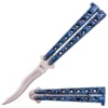 9 Inch Kriss Butterfly Knife Balisong Blue 1 9 Inch Kriss Butterfly Knife Balisong Blue -Direct Knife Sales 9 Inch Kriss Butterfly Knife Balisong Blue.600