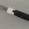 AKC 007 Concord White Black OTF Automatic Knife Satin Flat Grind -Direct Knife Sales AKC 007 Concord White Black OTF Automatic Knife Satin Flat Grind.600