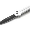 AKC ACE X-treme Silver Italian Automatic Knife Black Dagger