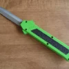 AKC F-16 Neon Green Grip OTF Automatic Knife Satin Dagger -Direct Knife Sales AKC F 16 Neon Green Grip OTF Automatic Knife Satin Dagger.600