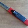 AKC Mini Red Black D/A OTF Automatic Knife Satin Dagger -Direct Knife Sales AKC Mini Concord Red Black DA OTF Automatic Knife Satin Dagger.600