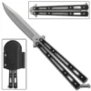 Admiral 9" Black Heavy Balisong Butterfly Knife -Direct Knife Sales Asphalt Jungle Butterfly Knife gbs41.600