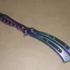 Balisong 9" Heavy Folding Titanium Pirate Butterfly Knife -Direct Knife Sales Balisong 9 Heavy Folding Titanium Pirate Butterfly Knife.600