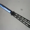 Black Balisong Butterfly Knife Blue