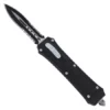 Brutal Black D/A OTF Automatic Knife Dagger Serrated 2 Brutal Black D/A OTF Automatic Knife Dagger Serrated -Direct Knife Sales Brutal Black DA OTF Automatic Knife Dagger Serrated.600