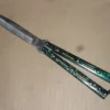 Butterfly Knife 10" Balisong Green -Direct Knife Sales Butterfly Knife 10 Balisong Green.600