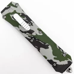 Coffin Army Camo D/A OTF Automatic Knife Two Tone Tanto Serrated -Direct Knife Sales Coffin Army Camo DA OTF Automatic Knife Two Tone Tanto Serrated 3.600