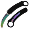 Covert Ops USA Black Karambit D/A OTF Automatic Knife Rainbow Blade -Direct Knife Sales Covert Ops Black Karambit DA OTF Automatic Knife Rainbow Blade.600