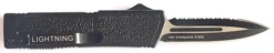 Lightning Model 2 D/A OTF Automatic Knife Dagger Half Serrated -Direct Knife Sales Covert Ops USA Lightning DA OTF Automatic Knife Dagger Half Serrated 1.600