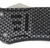 Delta Carbon Fiber D/A OTF Automatic Knife Black Tanto Serrated -Direct Knife Sales Delta Carbon Fiber DA OTF Automatic Knife Black Tanto Serrated.600