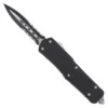 Delta Force Black D/A OTF Automatic Knife Dagger Serrated -Direct Knife Sales Delta Force Black D A OTF Automatic Knife Dagger Serrated.600