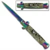 Milano Stiletto Automatic Knife Titanium Realtree Switchblade Knife -Direct Knife Sales Deluxe Milano Stiletto Titanium Real Tree Automatic Knife a155cr.600