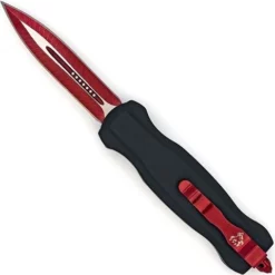 Dragon Black 9" OTF Automatic Knife Red Dagger -Direct Knife Sales Dragon Black OTF Automatic Knife Red Dagger 1.600