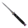 Extra Large 12.5" Black Titanium Stiletto Automatic Knife Bayo -Direct Knife Sales Extra Large 12.5 Black Titanium Stiletto Automatic Knife Bayo.600