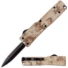 Firecracker 5" Mini D/A OTF Automatic Knife Digital Camo Black Dagger 1 Firecracker 5" Mini D/A OTF Automatic Knife Digital Camo Black Dagger -Direct Knife Sales Firecracker 5 Mini DA OTF Automatic Knife Digital Camo Black Dagger 1.600