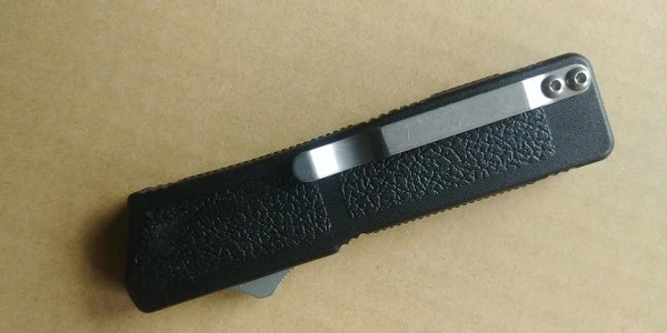 Lightning Black D/A OTF Automatic Knife Two Tone Drop Point 4 Lightning Black D/A OTF Automatic Knife Two Tone Drop Point - Image 2