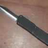 Lightning Black D/A OTF Automatic Knife Dagger -Direct Knife Sales Lightning Black Handle DA Double Blade OTF Automatic Knife.600