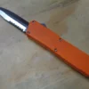 Lightning Orange D/A OTF Automatic Knife Satin Dagger Serrated -Direct Knife Sales Lightning Orange DA OTF Automatic Knife Satin Dagger Serrated.600
