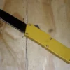 Lightning Yellow D/A OTF Automatic Knife Black Serrated Drop Point -Direct Knife Sales Lightning Yellow D A OTF Automatic Knife Black Serrated Drop Point.600