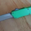Lightning Zombie Green D/A OTF Automatic Knife Satin DP Serrated -Direct Knife Sales Lightning Zombie Green DA OTF Automatic Knife Satin DP Serrated.600