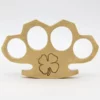 Lucky Clover 100% Brass Knuckles Belt Buckle Paperweight