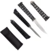 Master Flip Heavy Duty Black Butterfly Knife -Direct Knife Sales Master Flip Heavy Duty Black Butterfly Knife.600