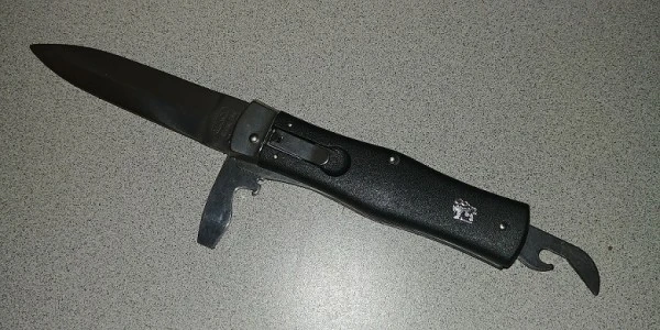 Mikov 241 Predator Multi Tool Black Automatic Knife Satin Dagger 4 Mikov 241 Predator Multi Tool Black Automatic Knife Satin Dagger - Image 2