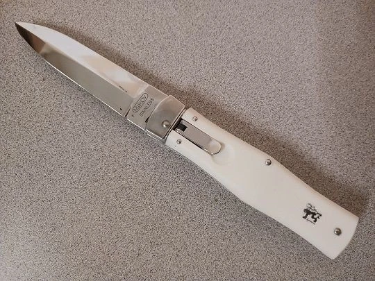 Mikov 241 Predator Leverlock Automatic Knife White No Clip 3 Mikov 241 Predator Leverlock Automatic Knife White No Clip