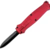 Mini Vampire Red D/A OTF Automatic Knife Black Dagger -Direct Knife Sales Mini Vampire Red DA OTF Automatic Knife Black Dagger.600
