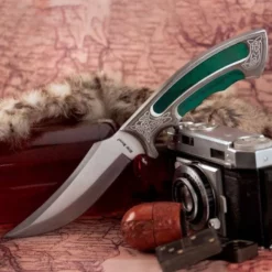 Ridge Runner Celtic Elite Green Wood Bowie Knife -Direct Knife Sales Ridge Runner Celtic Elite Green Wood Bowie Knife 2.600