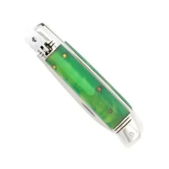 Stainless Automatic Lever Lock Knife Pearl Green -Direct Knife Sales Stainless Automatic Lever Lock Knife Pearl Green 1.600