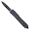 Tarantula Carbon Fiber D/A OTF Automatic Knife Black Dagger -Direct Knife Sales Tarantula Carbon Fiber DA OTF Automatic Knife Black Dagger.600