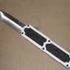 Titan White D/A OTF Automatic Knife Satin Tanto