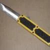 Titan Yellow D/A OTF Automatic Knife - Satin Tanto Plain 2 Titan Yellow D/A OTF Automatic Knife - Satin Tanto Plain -Direct Knife Sales Titan Yellow D A OTF Automatic Knife Satin Tanto Plain.600