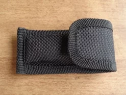 Mini Red D/A OTF Stiletto Automatic Knife Satin Flat Grind -Direct Knife Sales mini sheath.600